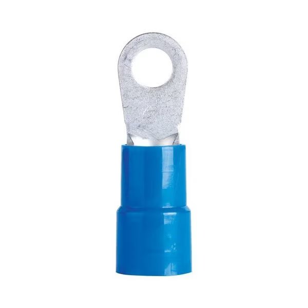 6 Ga. Insulated Wire Ring Terminal Blue 4 pk, Gardner Bender, Mfr#: 14-096